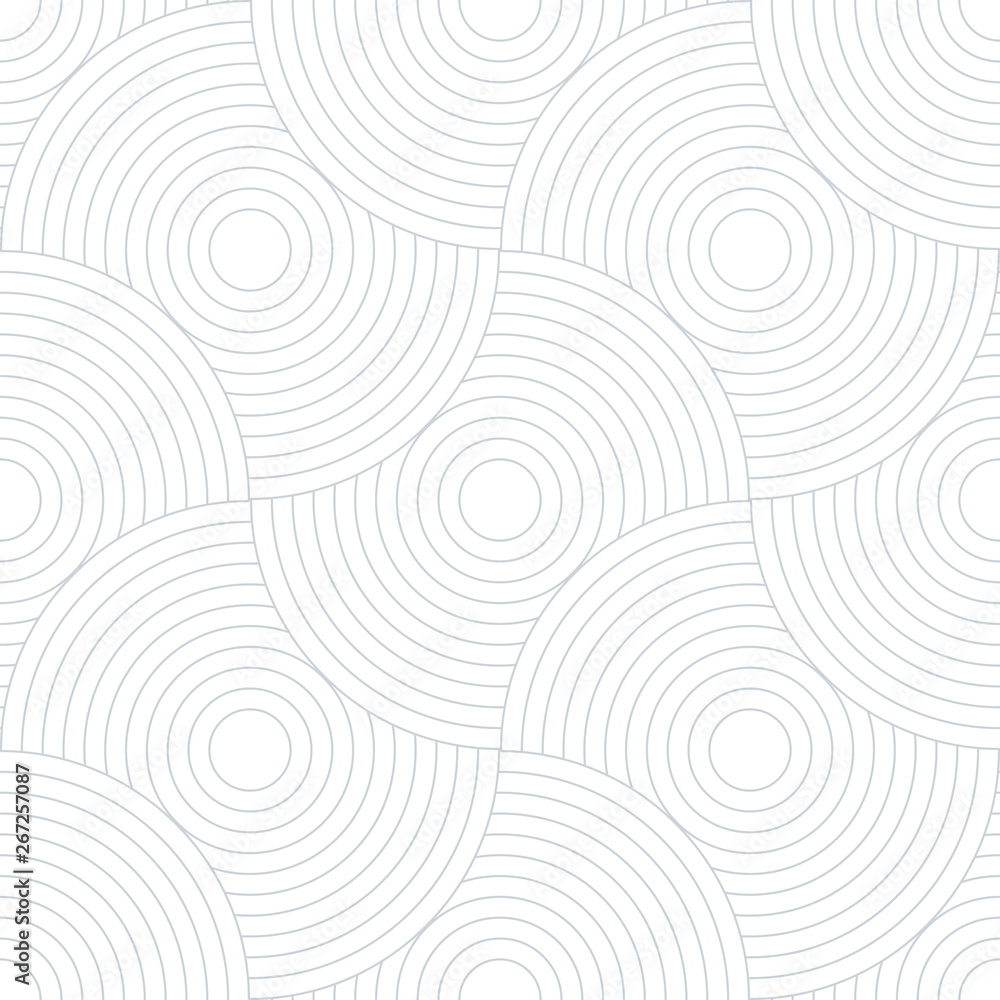 Poster abstract retro pattern of geometric shapes. neutral mosaic backdrop. geometric wave of circles backg