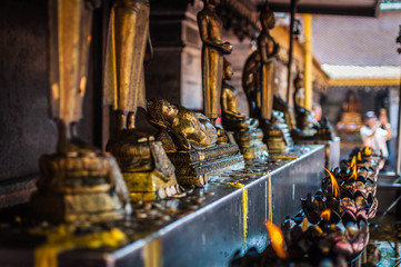 buddha in the temple in Thailand