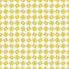 Seamless abstract pastel blue geometric shapes on a white background for fabrics, wallpapers, tablecloths, prints and designs. The EPS file (vector) has a pattern that will smoothly fill any shape.