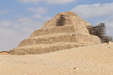 Pyramid in the desert