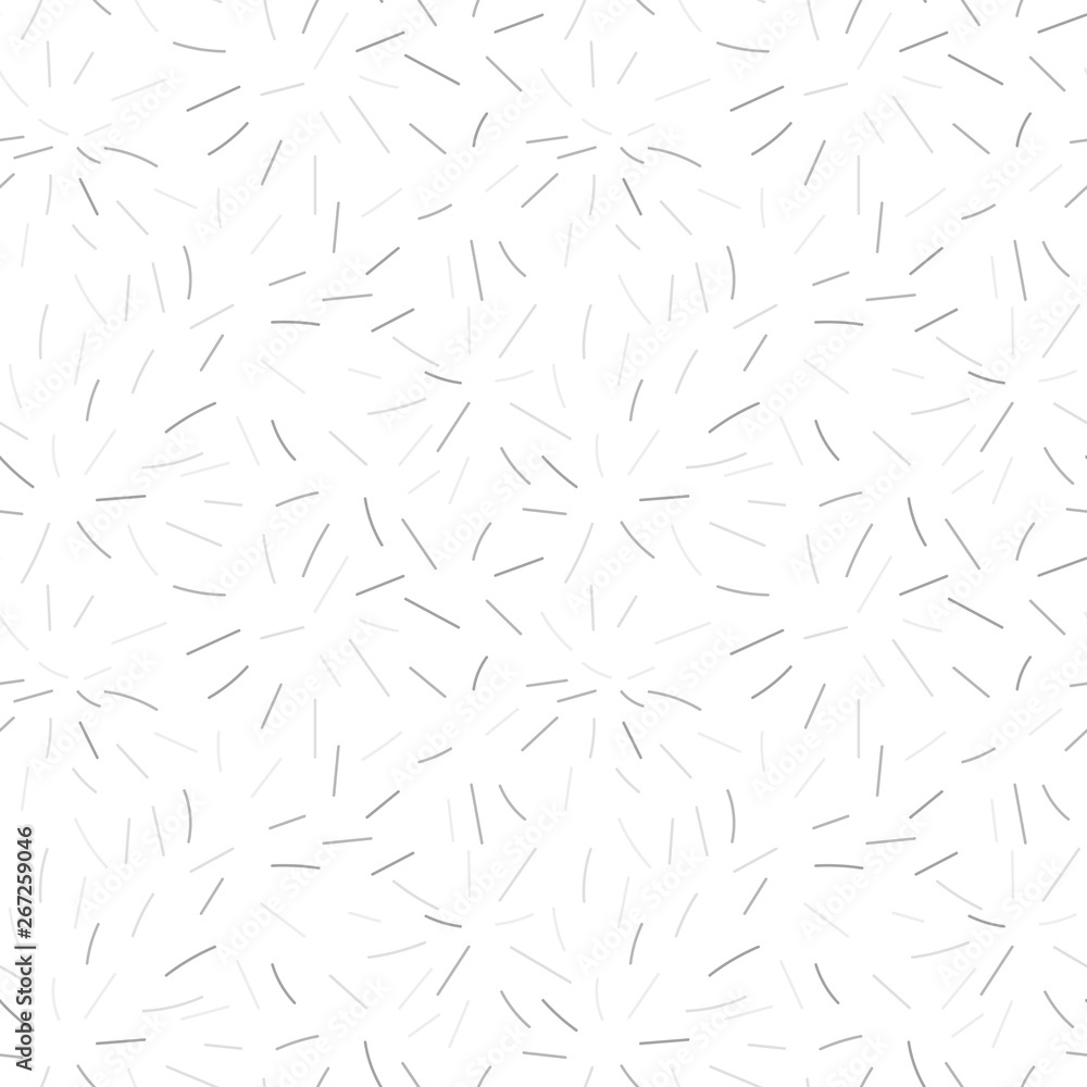 Aufkleber vector organic seamless abstract background with simple white and grey shapes, freehand doodles patt