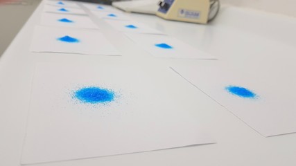 copper sulfate paper
