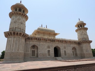 Tomb of Itimad-ud-Daul, little Taj Mahal, Agra, India.