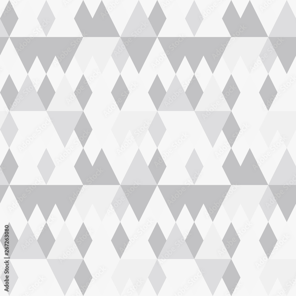 Poster ..Triangles background. Vector geometric seamless pattern in pastel retro colors and textured simple shapes.
