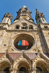 Fototapeta premium Kaiser Wilhelm Memorial Church in Berlin, Germany.