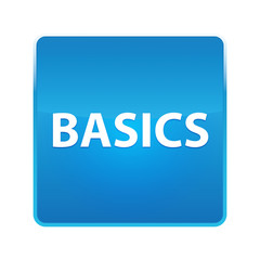 Basics shiny blue square button