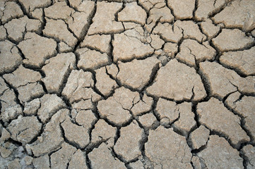 soil drought cracks texture background for design.