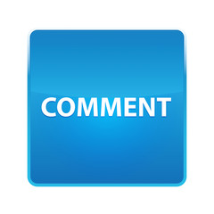 Comment shiny blue square button