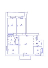 2d floor plan. Black&white floor plan. Floorplan