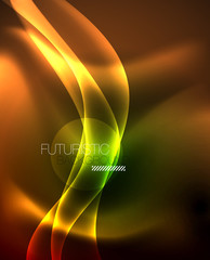 Glowing shiny light abstract background
