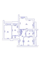 2d floor plan. Black&white floor plan. Floorplan