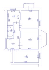 2d floor plan. Black&white floor plan. Floorplan