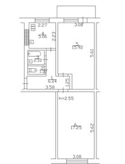 2d floor plan. Black&white floor plan. Floorplan