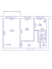 2d floor plan. Black&white floor plan. Floorplan