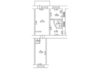 2d floor plan. Black&white floor plan. Floorplan