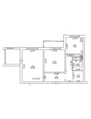 2d floor plan. Black&white floor plan. Floorplan