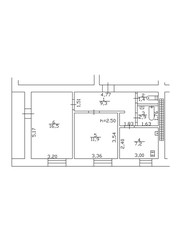 2d floor plan. Black&white floor plan. Floorplan