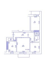 2d floor plan. Black&white floor plan. Floorplan