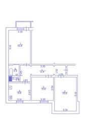 2d floor plan. Black&white floor plan. Floorplan