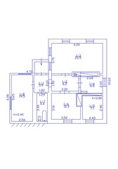 2d floor plan. Black&white floor plan. Floorplan