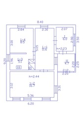 2d floor plan. Black&white floor plan. Floorplan