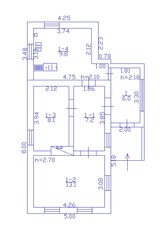 2d floor plan. Black&white floor plan. Floorplan