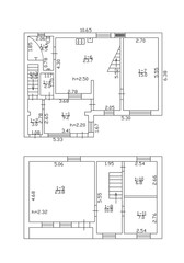 2d floor plan. Black&white floor plan. Floorplan