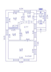 2d floor plan. Black&white floor plan. Floorplan