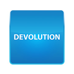 Devolution shiny blue square button