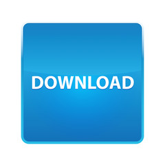 Download shiny blue square button