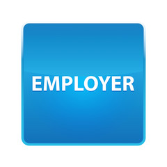 Employer shiny blue square button