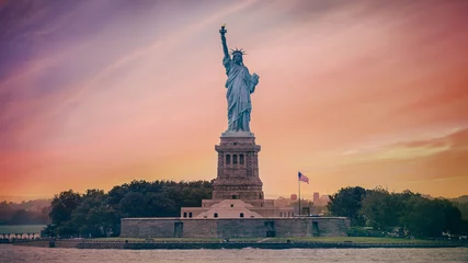 Deurstickers Vrijheidsbeeld new york statue of liberty