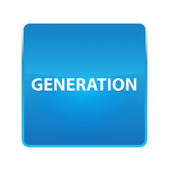 Generation shiny blue square button