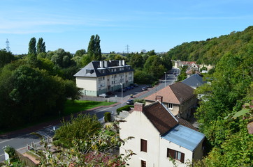 Mondeville, rue des roches (Calvados-Normandie-France)