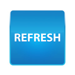 Refresh shiny blue square button