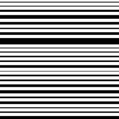 Black and white horizontal stripes abstract background