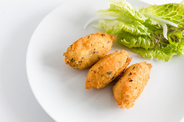 Cod dumplings, or 