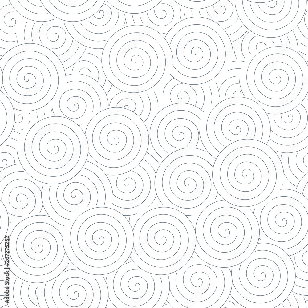 Poster Abstract geometric pattern with swirls . Spiral shapes background. EPS 10 stock vector.