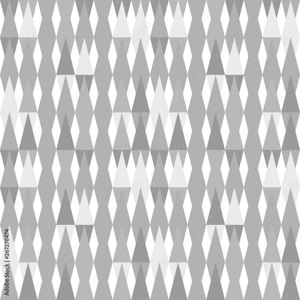 Poster ..Triangles background. Vector geometric seamless pattern in pastel retro colors and textured simple shapes.