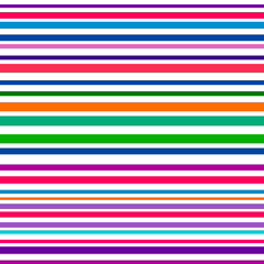 Colorful striped abstract background, variable width stripes