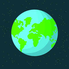 Fototapeta premium Wylądować. Ekologia i czystość świata wokół i wewnątrz człowieka.