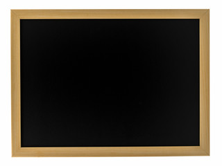 Slate blackboard on the white background.