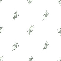 Fototapeta premium Seamless leaves pattern. Design for banner, poster, card, cover, invitation, placard brochure or header.