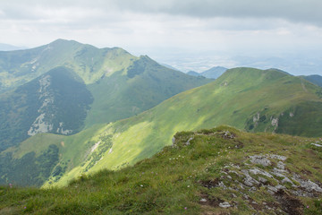Fototapeta na wymiar scenic mountains panorama