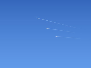 Air patrols by combat aircraft