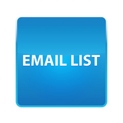 Email List shiny blue square button