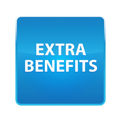 Extra Benefits shiny blue square button