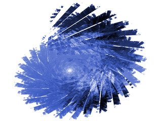 Multicolored striped background. Pop Art. Abstract 2D illustration of plants or leaves.