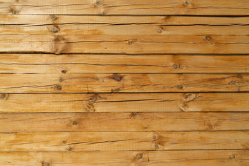 Naklejka premium Background from yellow wooden boards