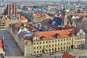 Naklejka na ściany i meble Wrocław- Stare Miasto